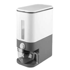 23-Pound Rice Dispenser with Measuring Cup & Fresh Box