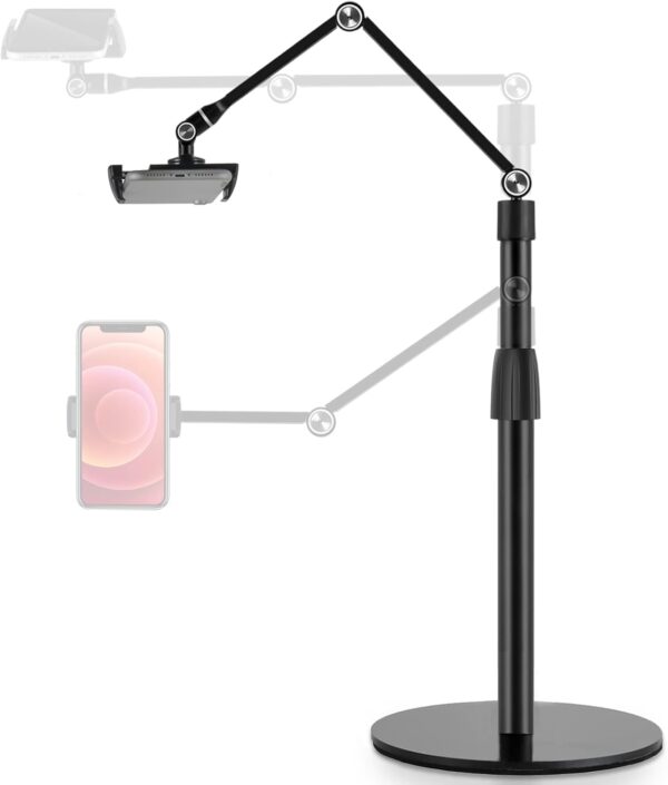 360° Adjustable Tablet & Phone Stand – Fits 3.5-11" Devices, iPhone, iPad, Samsung