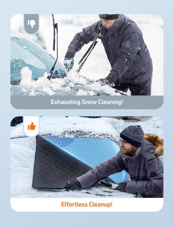 All-Weather Windshield & Mirror Covers Ideal For Snow, UV, and Rain - Image 3