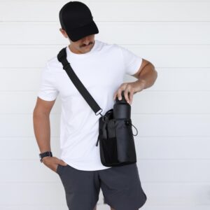 Magnetic Bottle Sling Bag – Secure & Convenient Gym, Travel, and Sports Bag for Men & Women