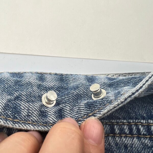 Qkari 4-Pack No-Sew Adjustable Jeans Buttons – Instant Waist Fix with Golden Cross Design - Image 4