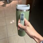 40oz Insulated Tumbler with Handle & Straw – Spill-Proof, Vacuum Stainless Steel for Hot/Cold Drinks photo review