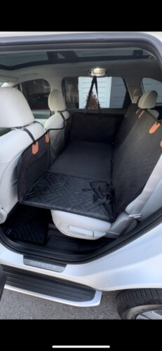 PawLounge Pro™ – Deluxe Back Seat Travel Bed for Dogs photo review