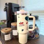 40oz Insulated Tumbler with Handle & Straw – Spill-Proof, Vacuum Stainless Steel for Hot/Cold Drinks photo review