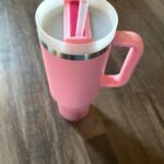 40oz Insulated Tumbler with Handle & Straw – Spill-Proof, Vacuum Stainless Steel for Hot/Cold Drinks photo review