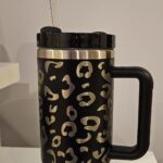 40oz Insulated Tumbler with Handle & Straw – Spill-Proof, Vacuum Stainless Steel for Hot/Cold Drinks photo review