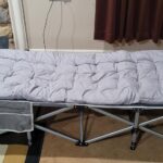 UltraComfort XL Camping Cot – Heavy-Duty Folding Bed with Padded Mattress & 600lb Capacity photo review
