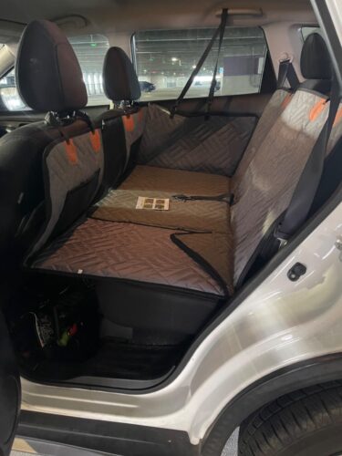 PawLounge Pro™ – Deluxe Back Seat Travel Bed for Dogs photo review