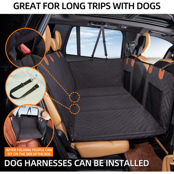 PawLounge Pro™ – Deluxe Back Seat Travel Bed for Dogs - Image 2