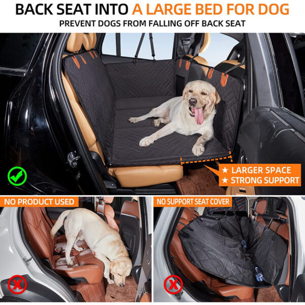 PawLounge Pro™ – Deluxe Back Seat Travel Bed for Dogs - Image 4