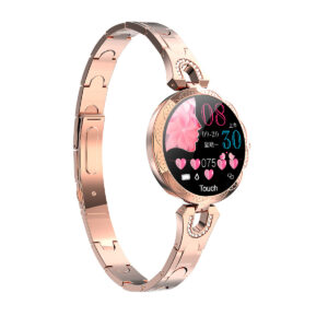 Elegant Women’s Smart Watch – Fitness & Health Tracker | iOS & Android Compatible | IP67 Waterproof