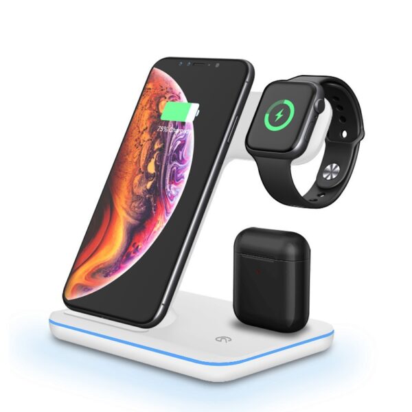 3-in-1 Wireless Charging Dock – Fast Charge for iPhone, Apple Watch & AirPods - Image 4